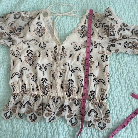 Anthropologie Eyelet Blouse NWT - Picture 6 of 7